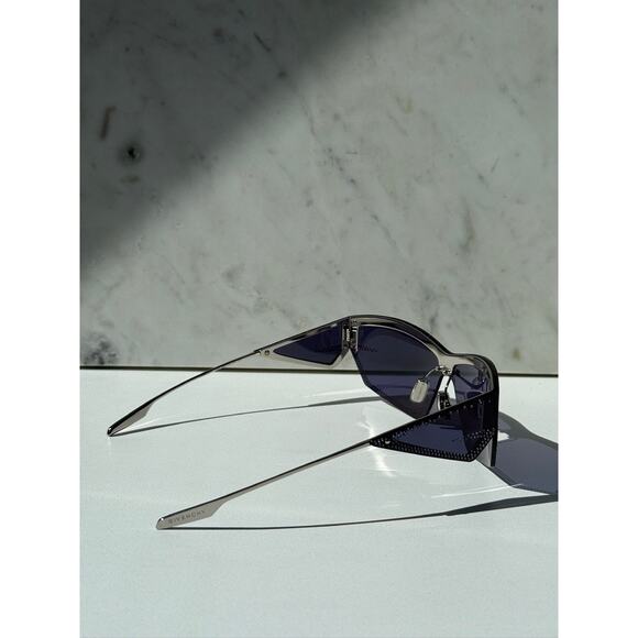 NEW Givenchy GV4100US Mask Strass Crystal Blue Sunglasses $1090 main image 8
